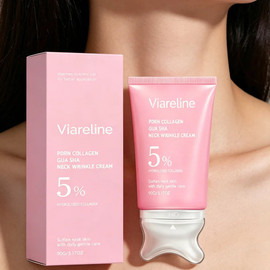 PDRN Collagen Neck Cream 90G Gently Moisturize Reduce Neck Lines Refreshing Non-Sticky Firming Lifting Neck Massage Cream
