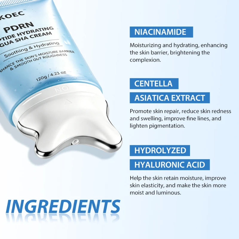 PDRN Collagen Neck Cream 90G Gently Moisturize Reduce Neck Lines Refreshing Non-Sticky Firming Lifting Neck Massage Cream